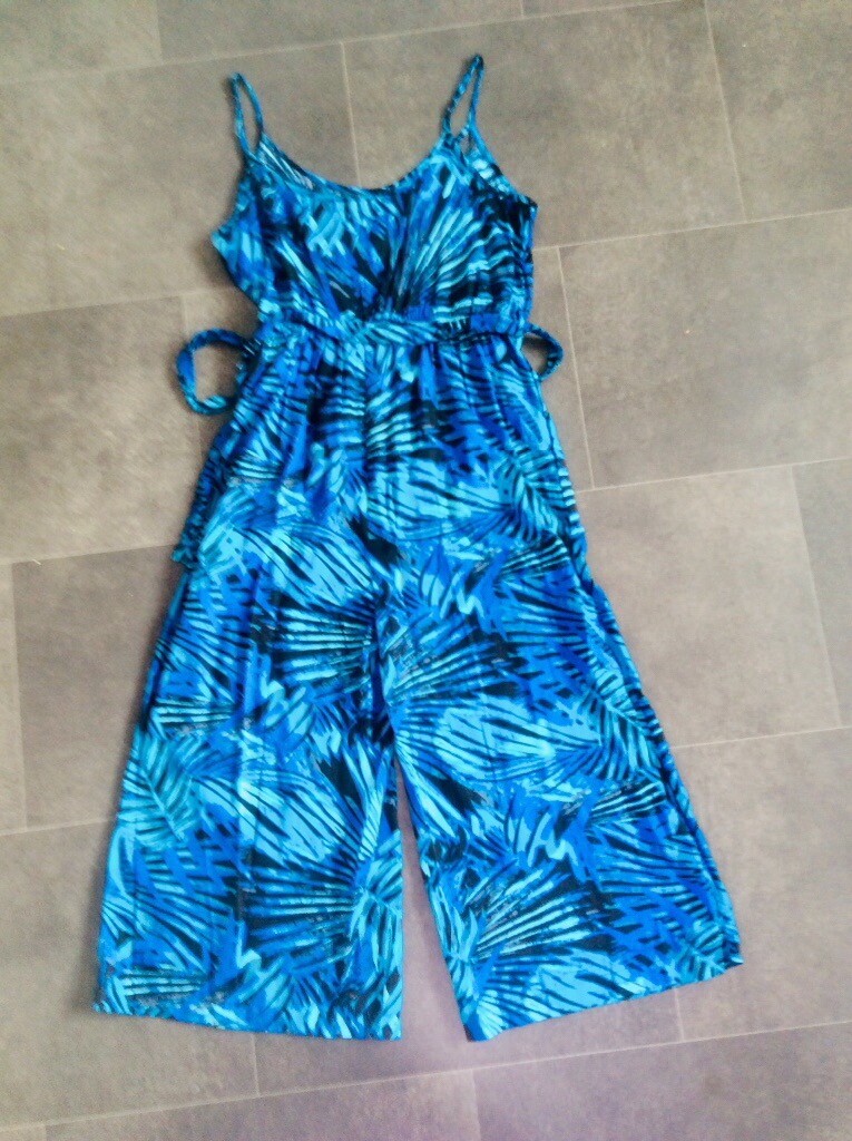 primark blue jumpsuit